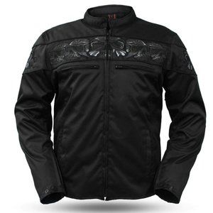 Skull Men's Motorcycle Jacket XL